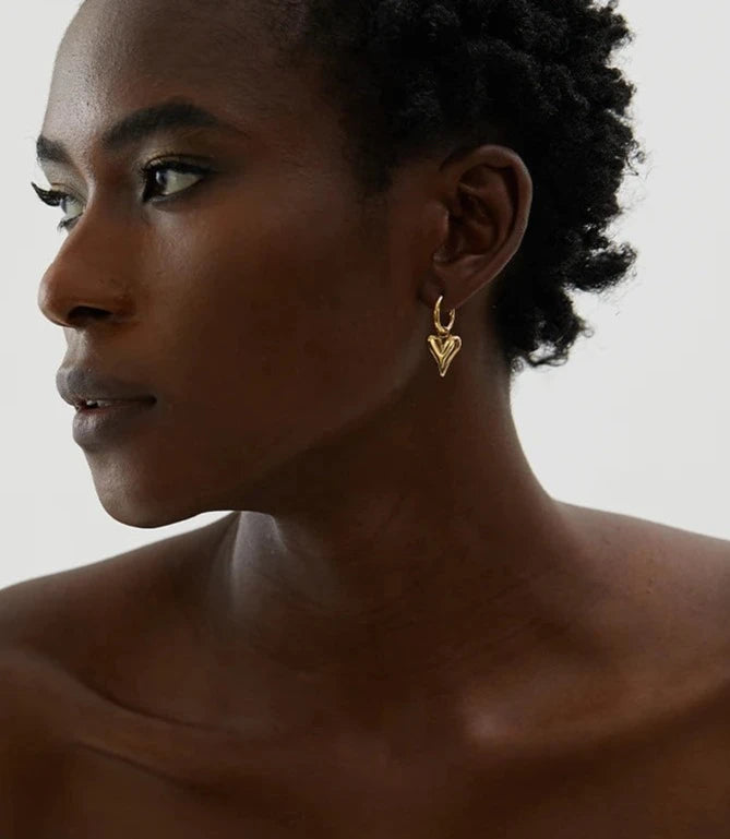 Emily's Love's Embrace Heart Earrings