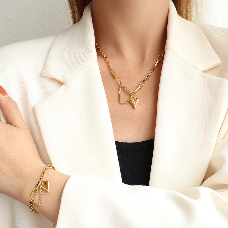 Emily's Love's Embrace Heart Earrings