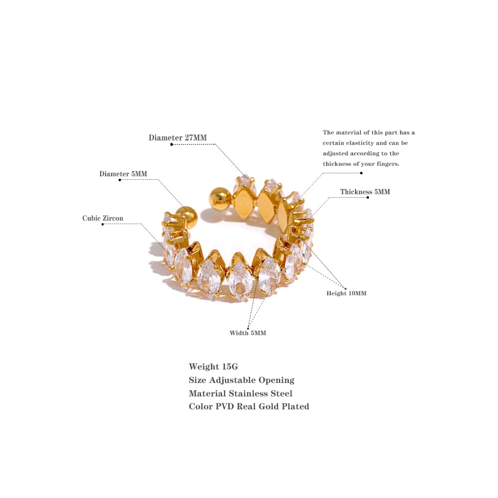 Ava Crystal Ring