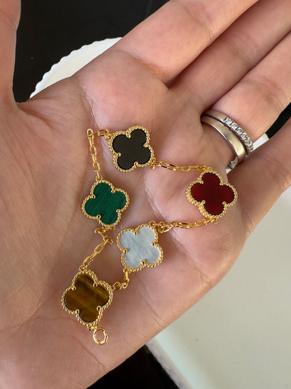 Four Leaf Bracelet