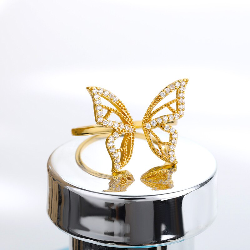 Butterfly Adjustable Ring