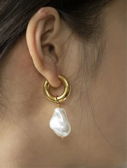 Baroque Pearl Earrings