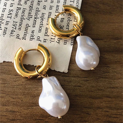 Baroque Pearl Earrings