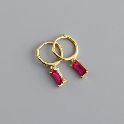 Multicolor Small Hoops