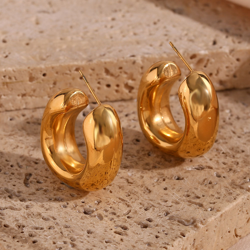 Squared Chunky Hoops