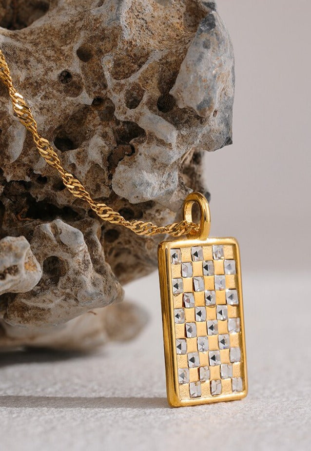 Square Pendant Necklace