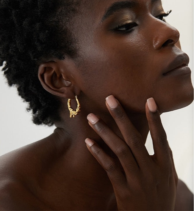 Gold Drip Earrings