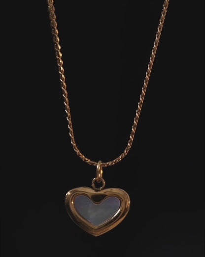 Sweetheart Enamel Pendant