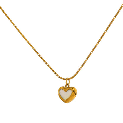 Sweetheart Enamel Pendant