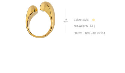 Gold Open Ring