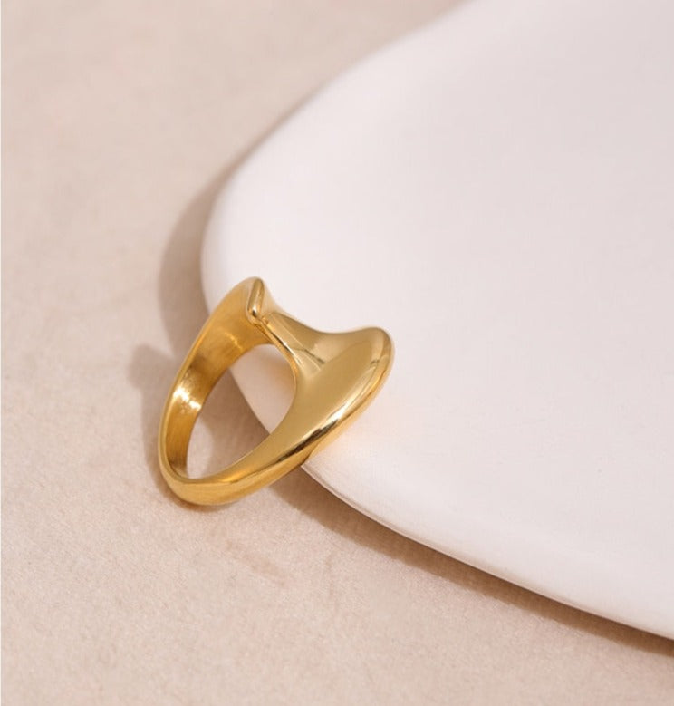 Chunky Gold Ring 