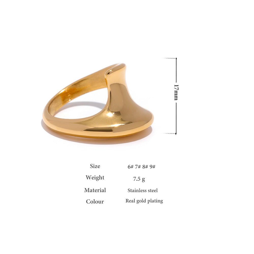 Chunky Gold Ring 