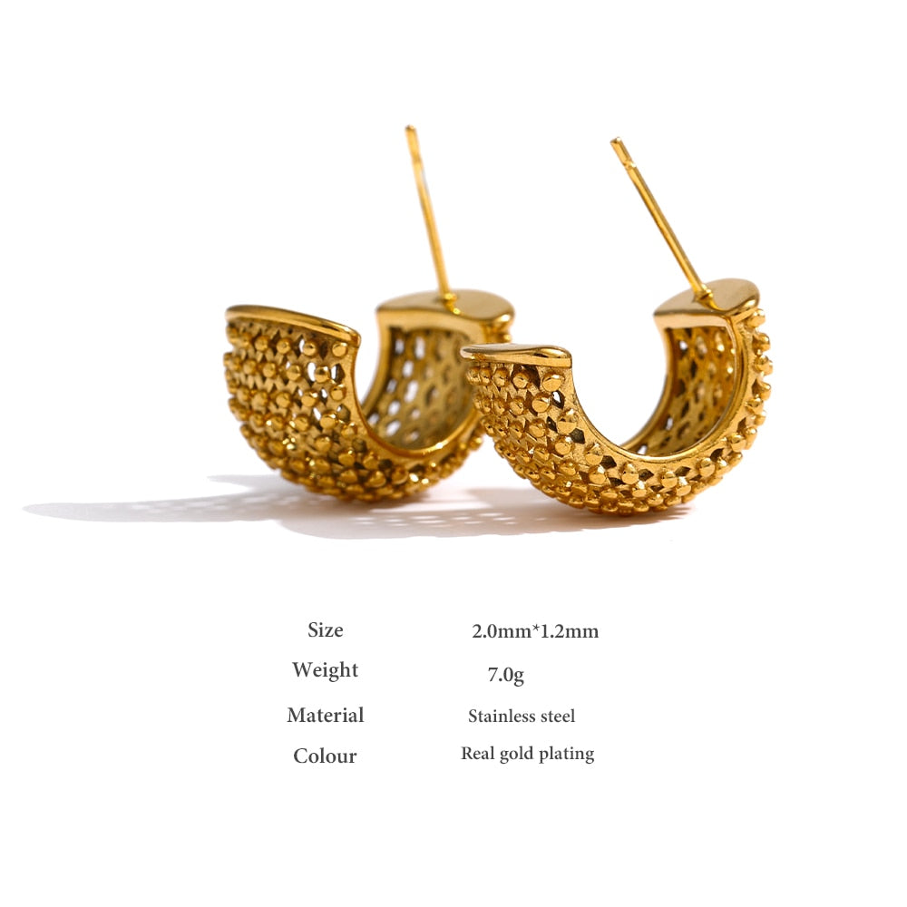 Gold Esme Earrings 