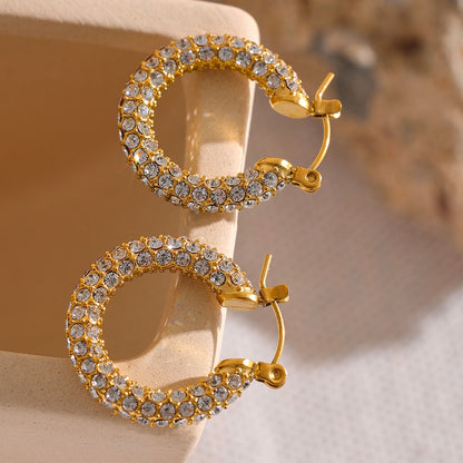 Lily Sparkle Hoops