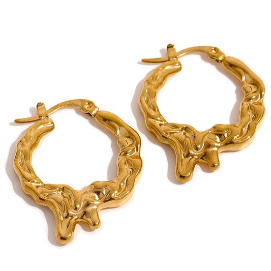 Gold Drip Earrings